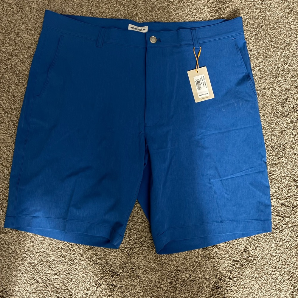 Peter Millar Azure Blue Shorts